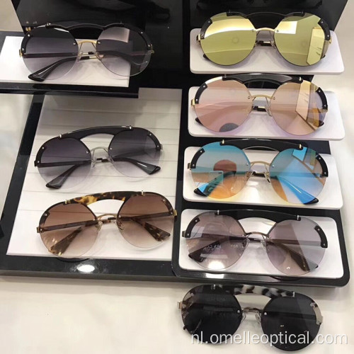Hot Sale Randloze zonnebril met kleurrijke lens
